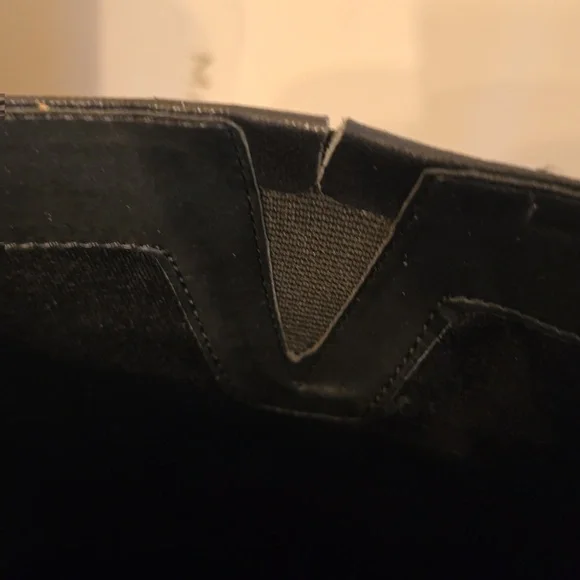 Marc Fisher Zimra Black Leather Tall Boots - Picture 6 of 10